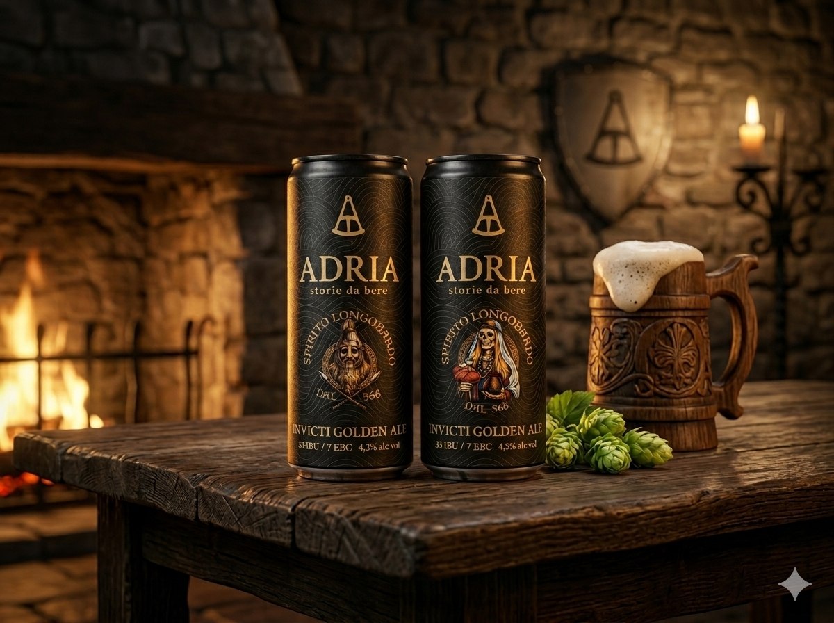 SPIRITO LONGOBARDO - ADRIA EDIZIONE SPECIALE INVICTI GOLDEN ALE